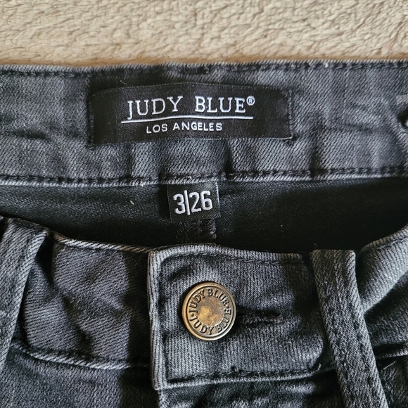 Judy Blue faded black skinny fit jeans size 3/26 - Picture 9 of 12